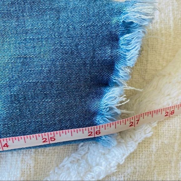RIO Low Rise push up jeans size 5 frayed hem EUC - Picture 5 of 5